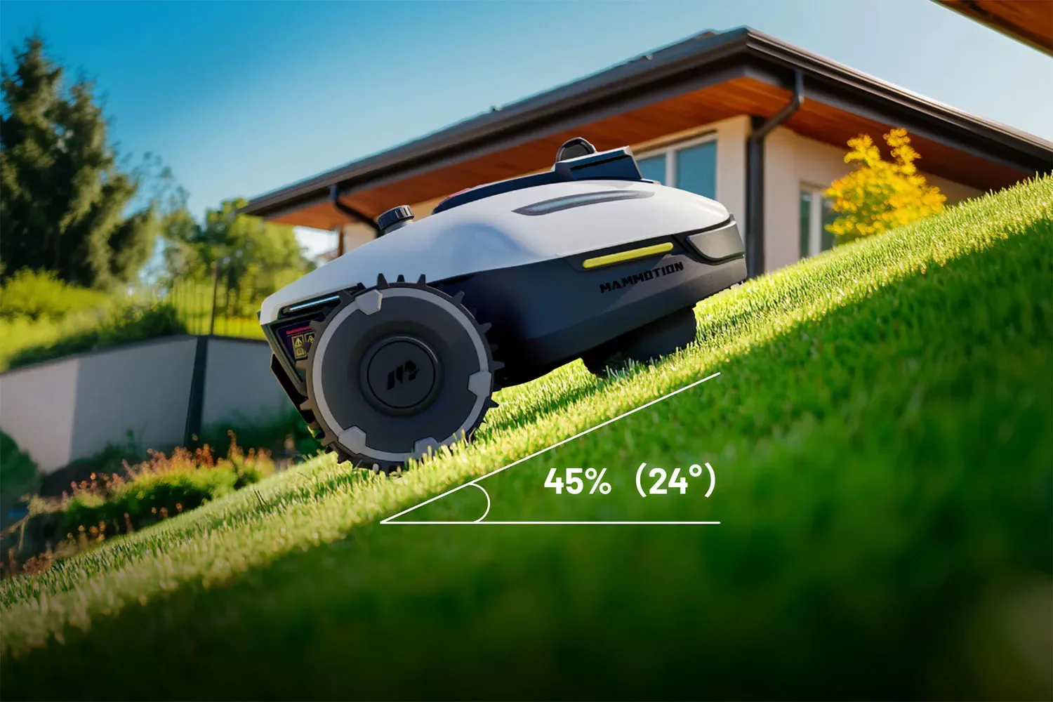 YUKA mini 2 1000 robotická sekačka — fotografie 6